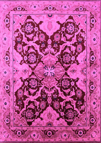 Oriental Pink Traditional Rug, urb2941pnk