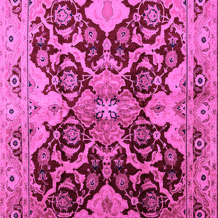 Oriental Pink Traditional Rug, urb2941pnk
