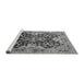 Sideview of Machine Washable Oriental Gray Traditional Rug, wshurb2941gry