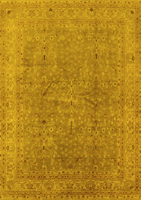 Oriental Yellow Industrial Rug, urb2942yw