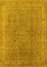 Oriental Yellow Industrial Rug, urb2942yw