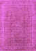 Machine Washable Oriental Purple Industrial Area Rugs, wshurb2942pur