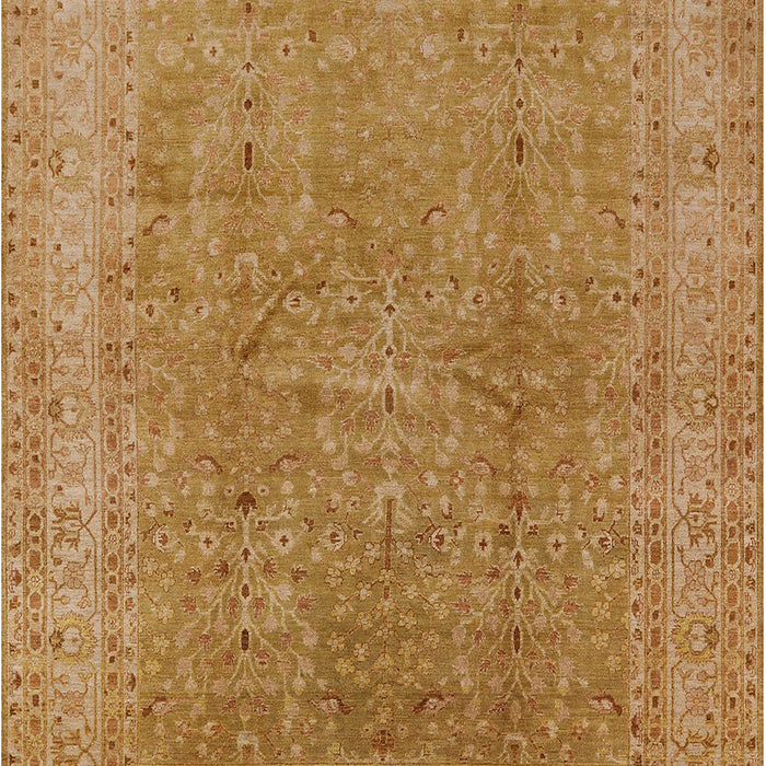 Mid-Century Modern Gold Oriental Rug, urb2942