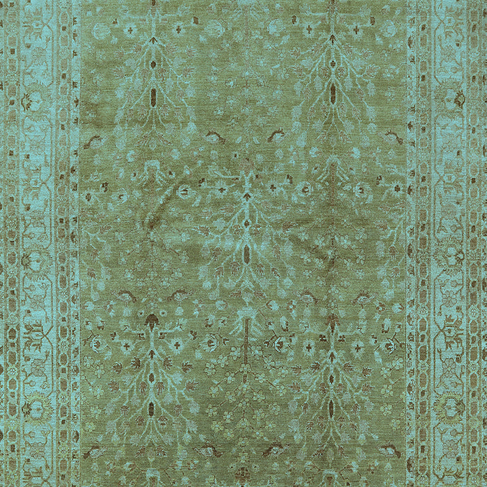 Oriental Light Blue Industrial Rug, urb2942lblu