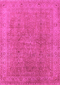 Oriental Pink Industrial Rug, urb2942pnk