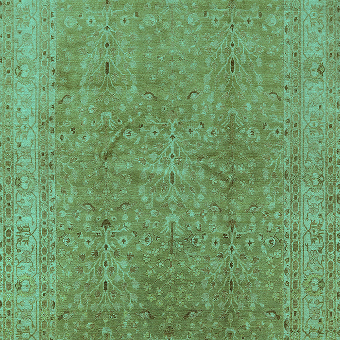 Oriental Turquoise Industrial Rug, urb2942turq