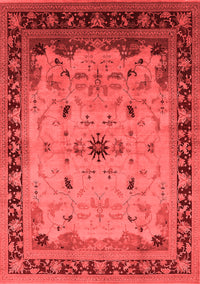 Oriental Red Traditional Rug, urb2943red