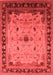 Oriental Red Traditional Area Rugs