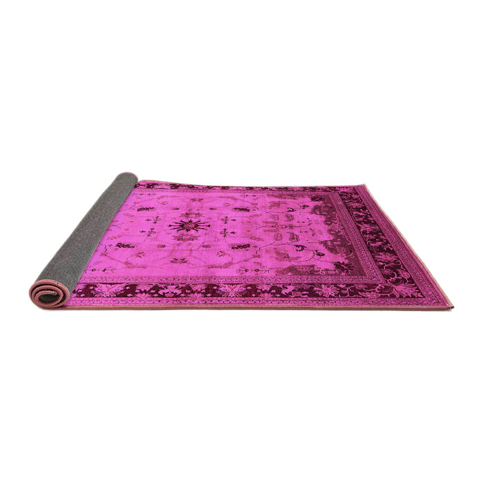 Sideview of Oriental Pink Traditional Rug, urb2943pnk