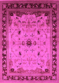 Oriental Pink Traditional Rug, urb2943pnk