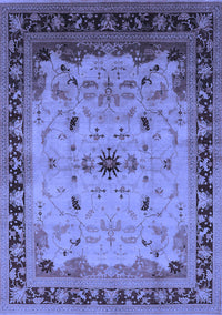Oriental Blue Traditional Rug, urb2943blu