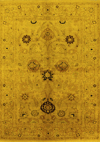 Oriental Yellow Industrial Rug, urb2944yw