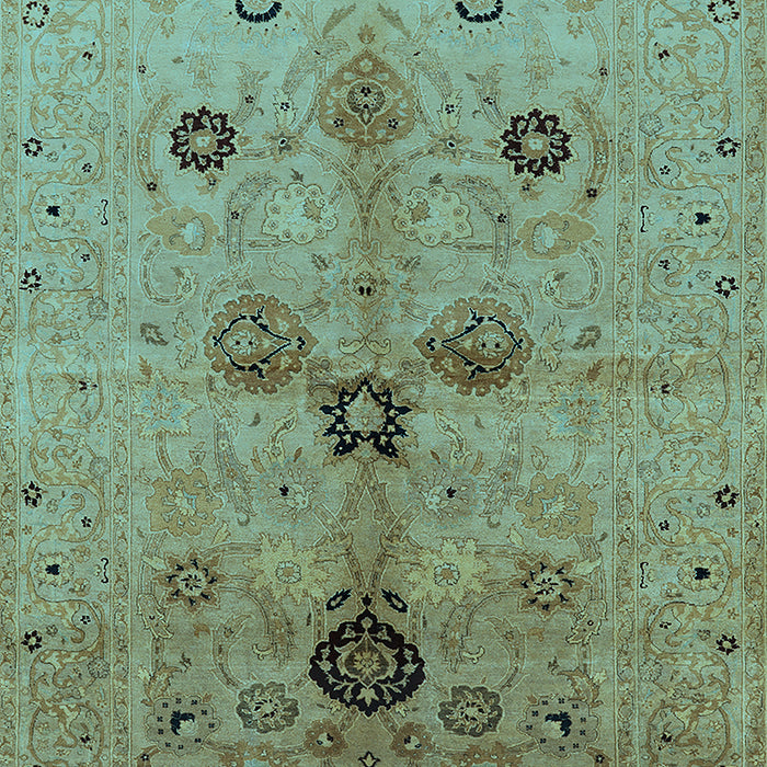 Oriental Light Blue Industrial Rug, urb2944lblu