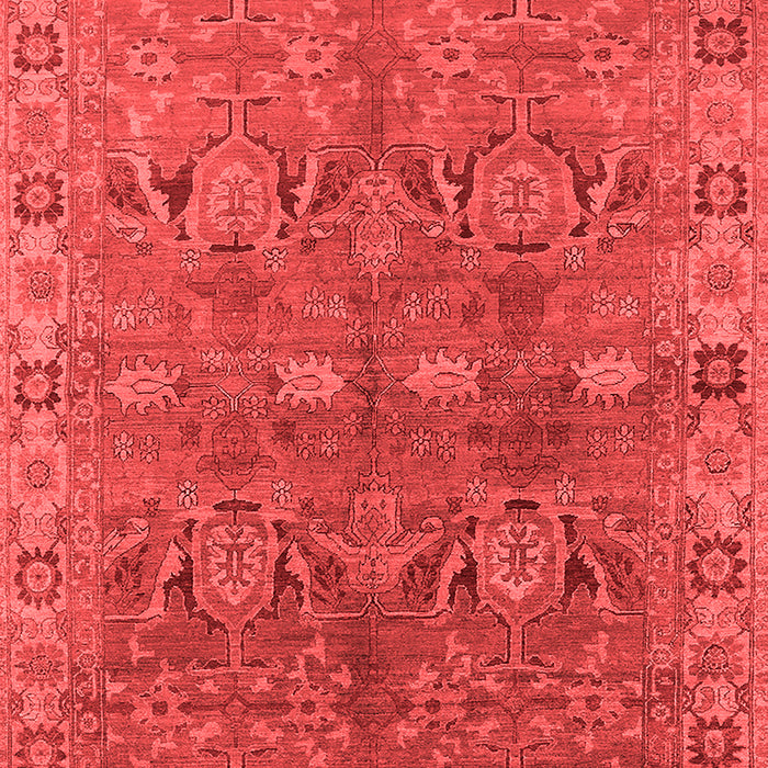 Machine Washable Oriental Red Traditional Rug, wshurb2945red