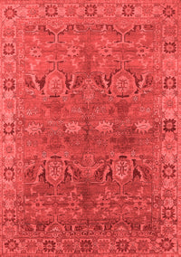 Oriental Red Traditional Rug, urb2945red
