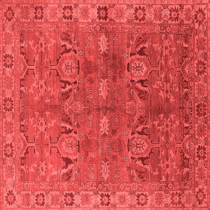 Machine Washable Oriental Red Traditional Rug, wshurb2945red
