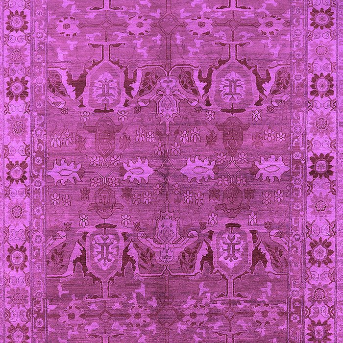 Machine Washable Oriental Purple Traditional Area Rugs, wshurb2945pur