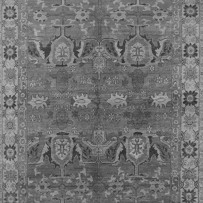 Machine Washable Oriental Gray Traditional Rug, wshurb2945gry