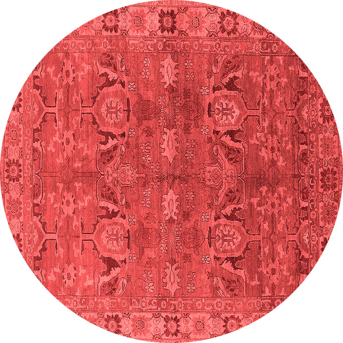 Machine Washable Oriental Red Traditional Rug, wshurb2945red