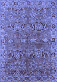 Oriental Blue Traditional Rug, urb2945blu