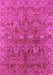 Oriental Pink Traditional Rug, urb2945pnk