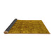 Sideview of Oriental Yellow Traditional Rug, urb2945yw
