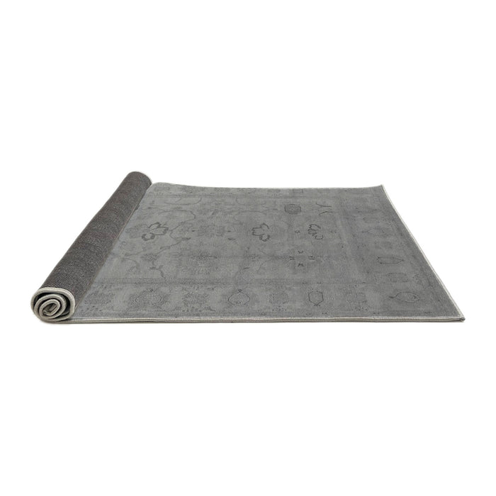 Sideview of Oriental Gray Traditional Rug, urb2946gry