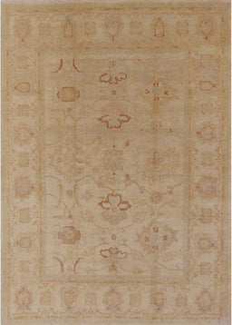 Mid-Century Modern Light Copper Gold Oriental Rug, urb2946