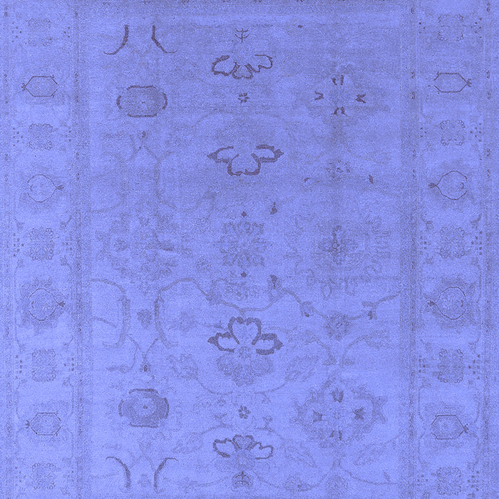 Machine Washable Oriental Blue Traditional Rug, wshurb2946blu