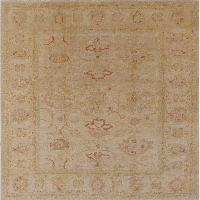 Square Machine Washable Industrial Modern Light Copper Gold Rug, wshurb2946