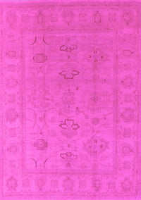 Oriental Pink Traditional Rug, urb2946pnk