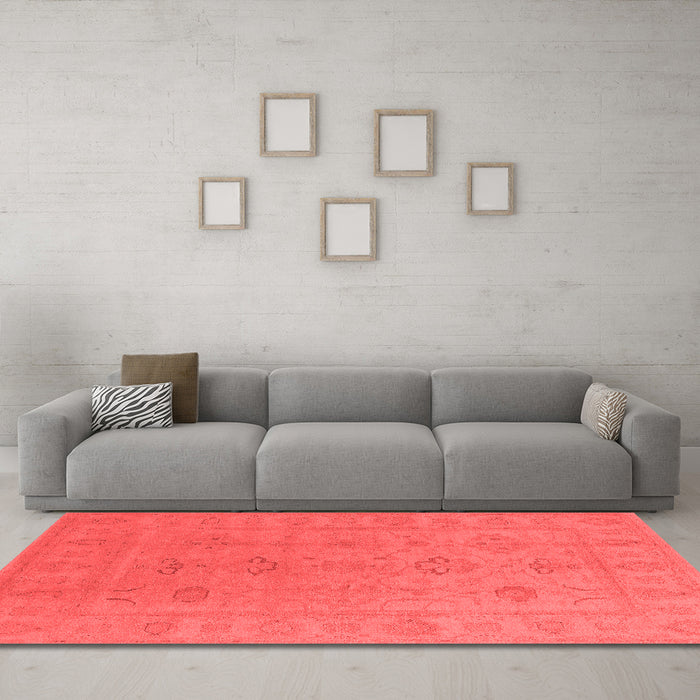 Traditional Red Washable Rugs