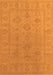 Oriental Orange Traditional Rug, urb2946org