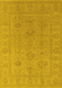 Oriental Yellow Traditional Rug, urb2946yw