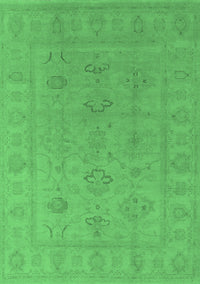 Oriental Emerald Green Traditional Rug, urb2946emgrn