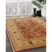 Machine Washable Industrial Modern Mahogany Brown Rug in a Family Room, wshurb2947