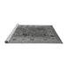 Sideview of Machine Washable Oriental Gray Traditional Rug, wshurb2947gry