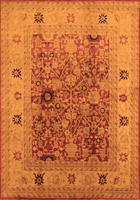 Oriental Orange Traditional Rug, urb2947org