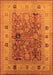 Oriental Orange Traditional Rug, urb2947org