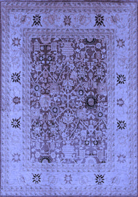 Oriental Blue Traditional Rug, urb2947blu