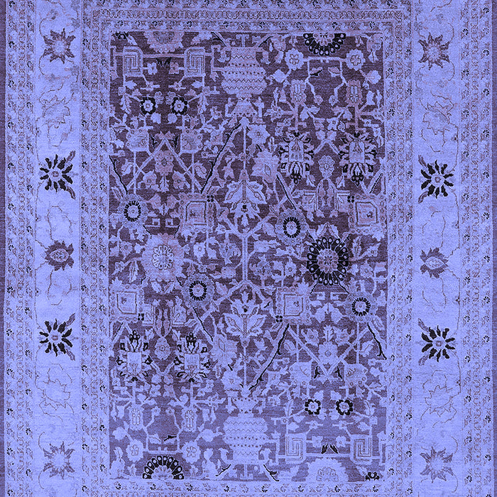 Oriental Blue Traditional Rug, urb2947blu