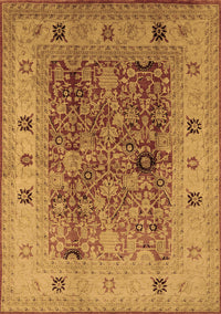 Oriental Brown Traditional Rug, urb2947brn