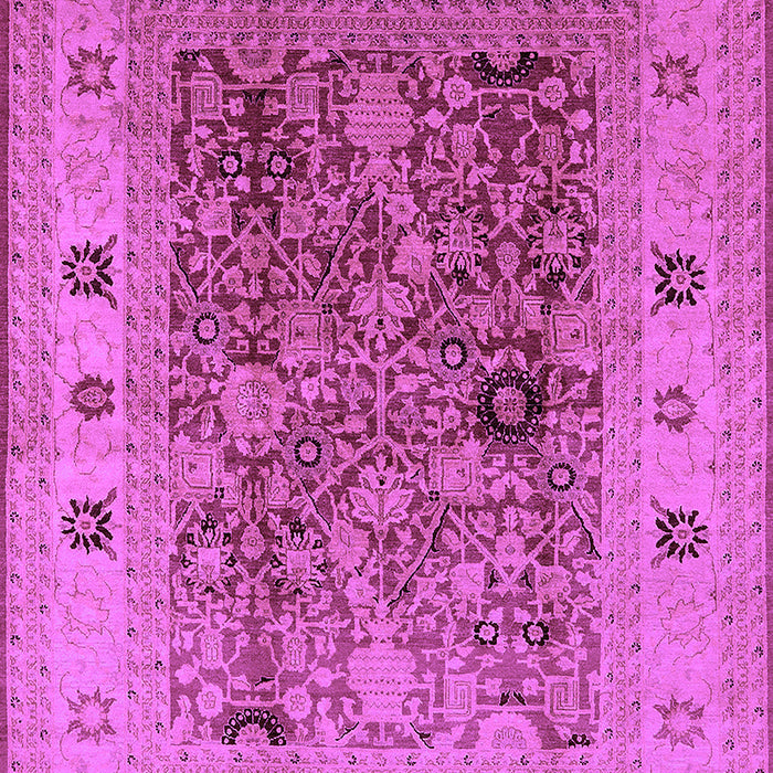Machine Washable Oriental Purple Traditional Area Rugs, wshurb2947pur