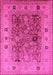Oriental Pink Traditional Rug, urb2947pnk