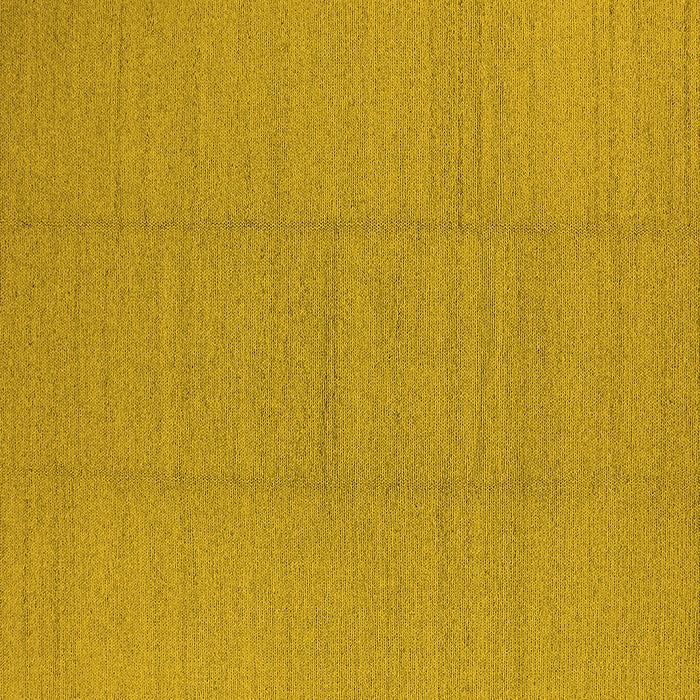 Square Solid Yellow Modern Rug, urb2948yw
