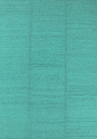 Solid Turquoise Modern Rug, urb2948turq