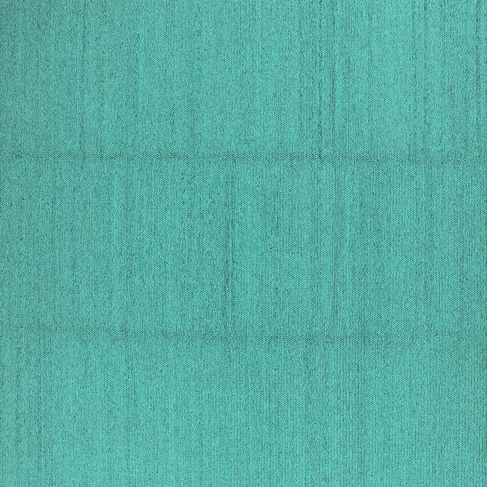 Square Machine Washable Solid Turquoise Modern Area Rugs, wshurb2948turq