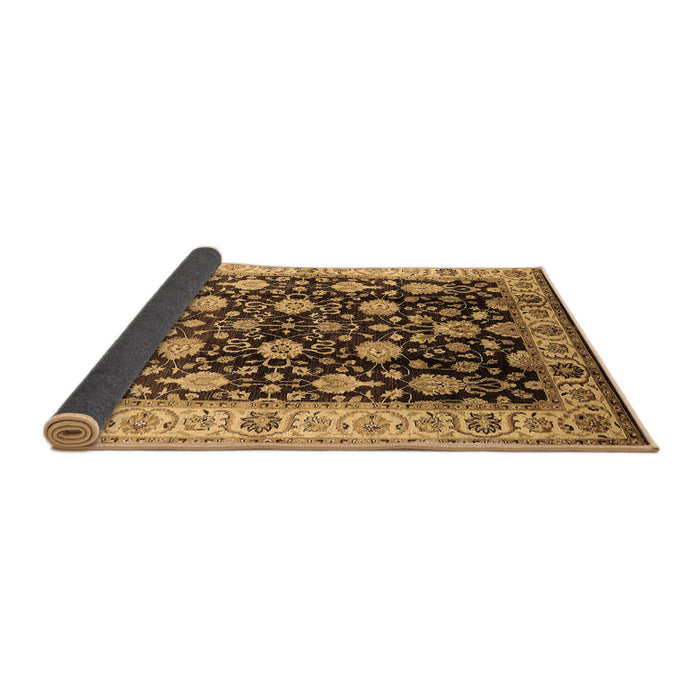 Sideview of Oriental Brown Traditional Rug, urb2949brn