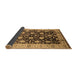 Sideview of Oriental Brown Traditional Rug, urb2949brn