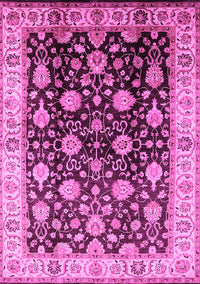 Oriental Pink Traditional Rug, urb2949pnk
